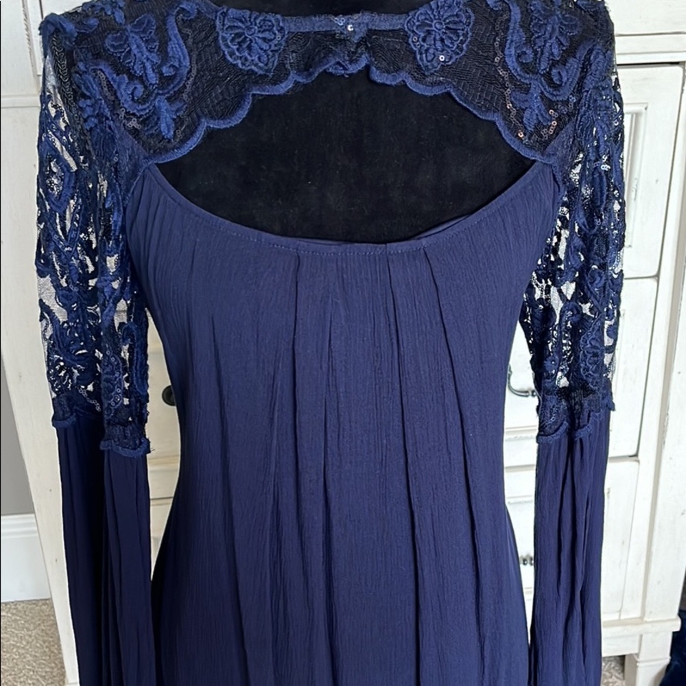 Navy Blue Dress NWOT